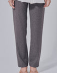 Jeni Straight Cut Pants in Dark Grey
