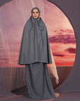 Faith Prayer Veil in Grey (non-heat technology)