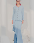 Della Modern Kurung Summeraya in Sky Blue