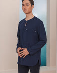 Arjuna Modern Kurta Summeraya in Dark Blue