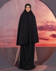 Faith Prayer Veil in Black (non-heat technology)