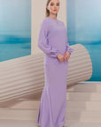 Lana Modern Kurung Summeraya in Lilac