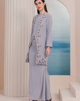 Lela Kebaya Modern Kurung Summeraya in Dusty Lilac