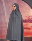 Faith Prayer Veil in Grey (non-heat technology)