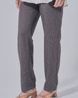 Jeni Straight Cut Pants in Dark Grey
