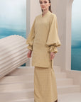 Melor Long Modern Kurung Summeraya in Yellow