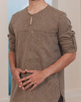 Arjuna Modern Kurta Summeraya in Seaweed