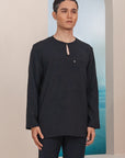 Arjuna Modern Kurta Summeraya in Black