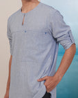 Arjuna Modern Kurta Summeraya in Sky