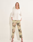 Rico Rinaldi Resort 2020 Straight Pants Printed in Mint Green