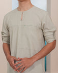 Arjuna Modern Kurta Summeraya in Olive