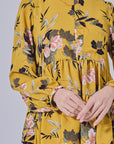 Daisy Tier Top Printed In Venom