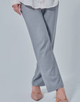 Odda Straight Cut Pants in Grey
