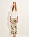 Rico Rinaldi Resort 2020 Straight Pants Printed in Mint Green