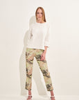 Rico Rinaldi Resort 2020 Straight Pants Printed in Mint Green