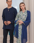 Arjuna Modern Kurta Summeraya in Dark Blue
