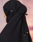 Faith Prayer Veil in Black (non-heat technology)