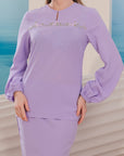 Lana Modern Kurung Summeraya in Lilac