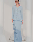 Della Modern Kurung Summeraya in Sky Blue