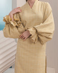 Melor Long Modern Kurung Summeraya in Yellow