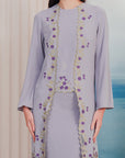 Lela Kebaya Modern Kurung Summeraya in Dusty Lilac