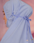 Faith Prayer Veil in Sky Blue (non-heat technology)