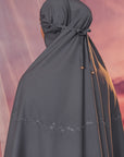 Faith Prayer Veil in Grey (non-heat technology)