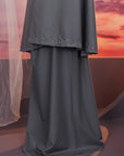 Faith Prayer Veil in Grey (non-heat technology)