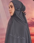 Faith Prayer Veil in Grey (non-heat technology)