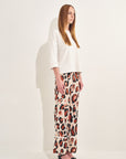 Rico Rinaldi Resort 2020 Palazzo Printed in Beige Base