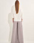 Rico Rinaldi Resort 2020 Palazzo Pants in Cool Grey
