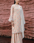 Aliana Long Kurung Summeraya 2026 in Buttermilk Yellow