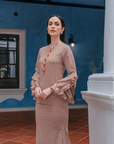 Indah Modern Kurung Summeraya in Brick Orange