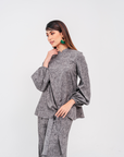 Aster Printed Set in Grey