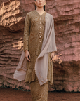 Inara Long Kurung Summeraya 2026 in Brown