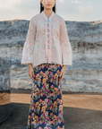 Kencana Modern Kurung Summeraya 2026 in Peach
