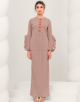 Indah Modern Kurung Summeraya in Brick Orange