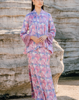 Sahira Modern Kurung Summeraya 2026 in Purple