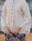 Kencana Modern Kurung Summeraya 2026 in Peach