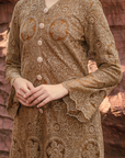 Inara Long Kurung Summeraya 2026 in Brown