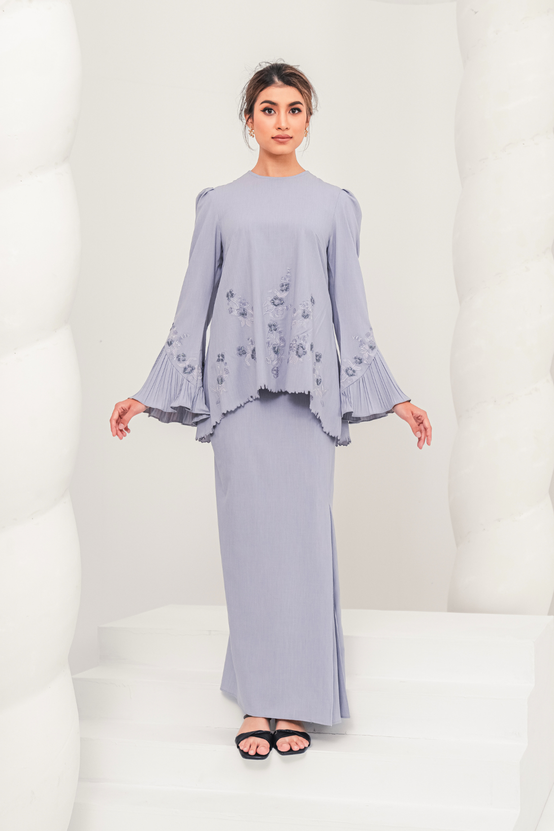 Tenang Modern Kurung Summeraya in Cloud