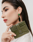 Teo Small Wallet in Green