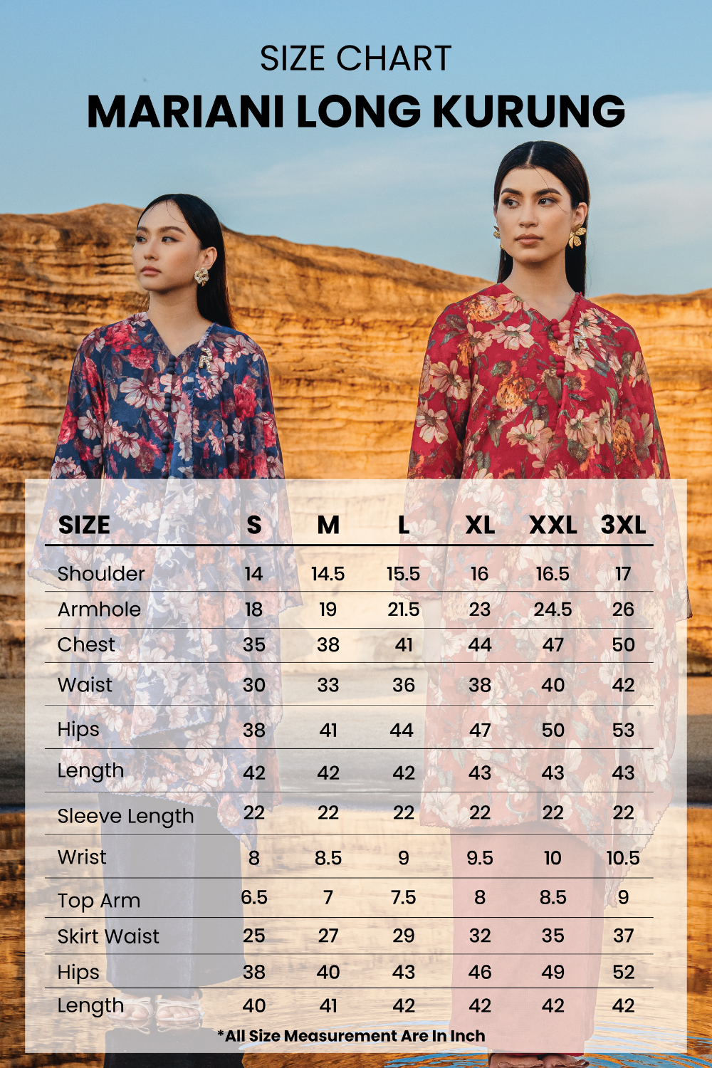 Mariani Long Kurung Summeraya 2026 in Khaki