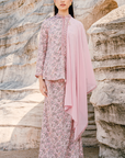 Nelisa Modern Kurung Summeraya 2026 in Blush Pink