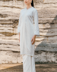 Amalis Long Kurung Summeraya 2026 in Off White