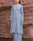 Inara Long Kurung Summeraya 2026 in Light Blue