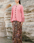 Safiya Modern Kurung Summeraya 2026 in Rossy Pink