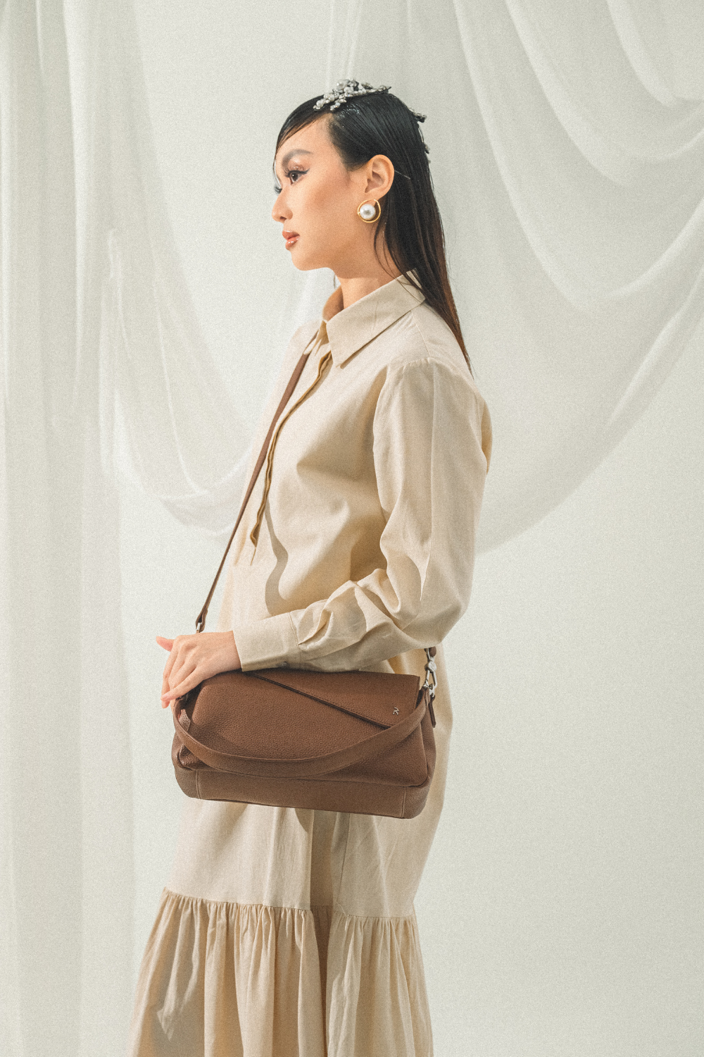 Kobbi Bag in Wood Brown