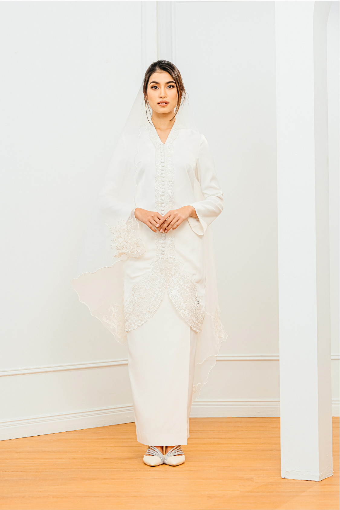 Dinda Bridal Modern Kurung in Off-White – Rico Rinaldi