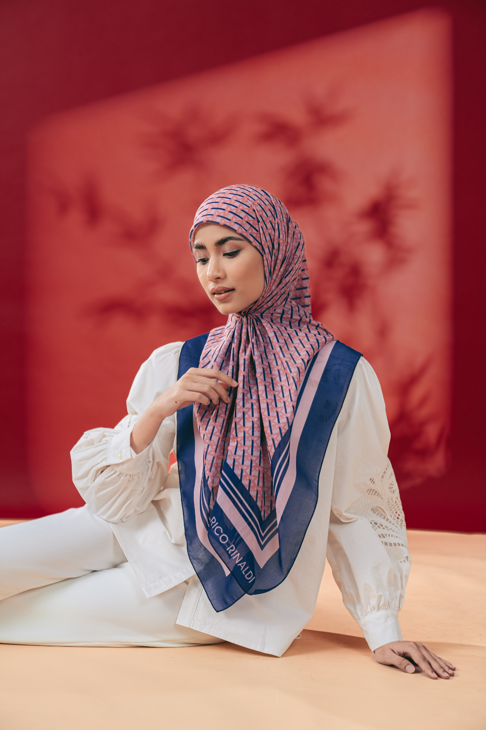Monorico Scarves in Mauve Pink